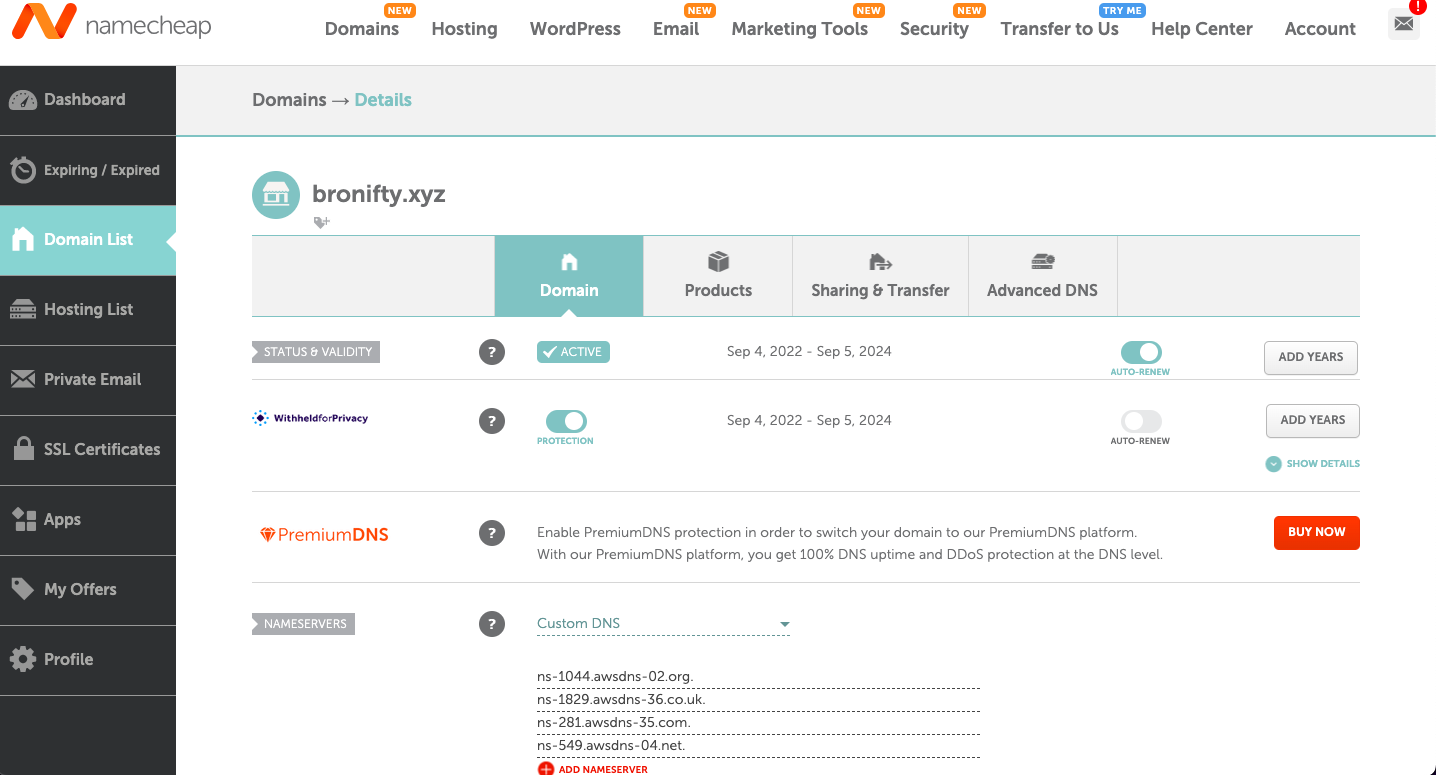 namecheap
